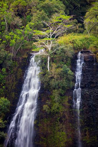 Opaekaa Waterfall - Opaekaa Falls, Kauai, Hawaii