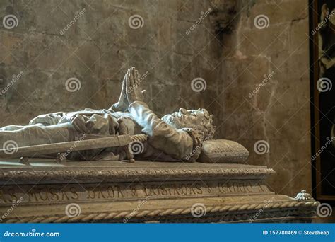 Interior of Jeronimos Monastery in Belem Near Lisbon, Portugal Stock Image - Image of jeronimos ...