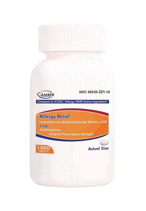 Levocetirizine Tablets – Camber Pharmaceuticals