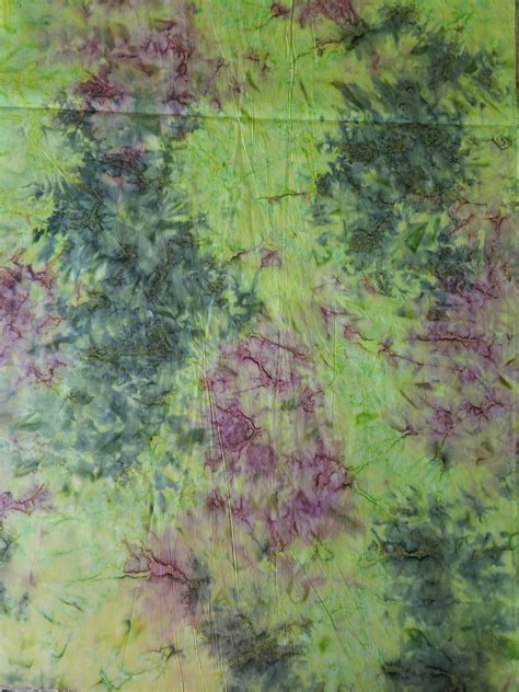 Green Batik Fabric - Etsy