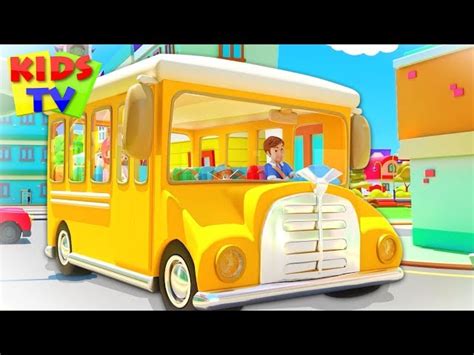 Wheels On The Bus | Junior Squad Cartoons | Nursery Rhymes for Kids ...