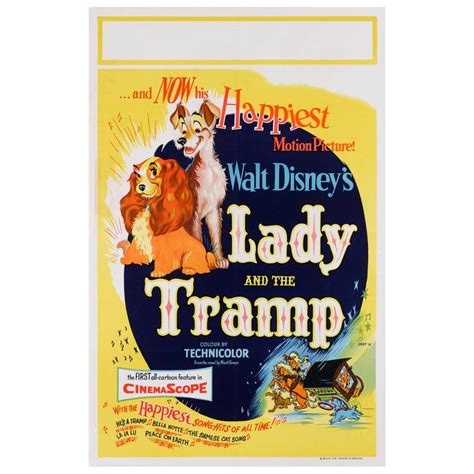 "Lady and the Tramp" Original British Film Poster