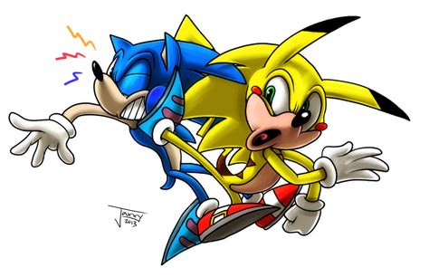 Sonic vs Sonichu by jaxxy on Newgrounds