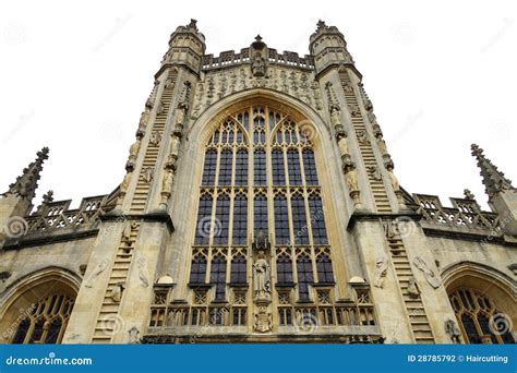 Bath Abbey in England stock photo. Image of monk, architecture - 28785792