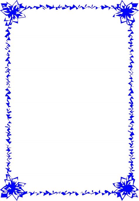 Simple Blue Borders - ClipArt Best