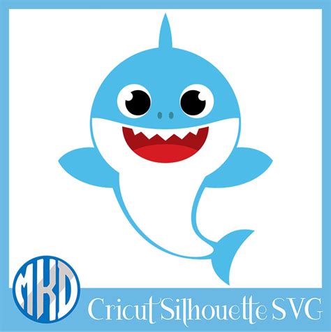 55 Baby Shark Silhouette Svg Shark Svg Free SVG PNG EPS DXF File