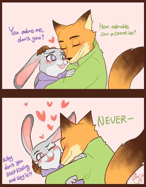 [Nick x Judy] Adorable carrot by Lime-Hael on DeviantArt | Zootopia ...