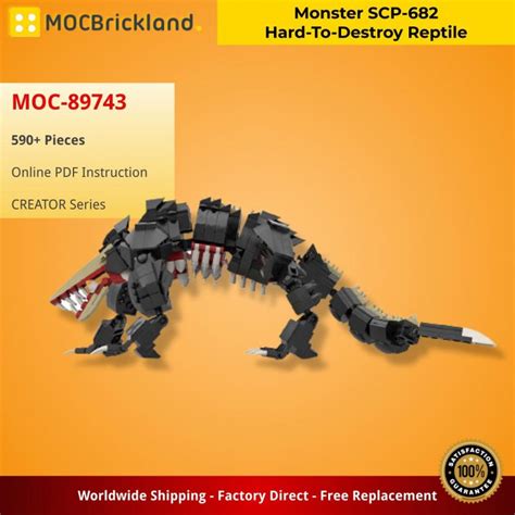 Collections Monster SCP-682 Hard-To-Destroy Reptile - MOULD KING™ Block - Official Store