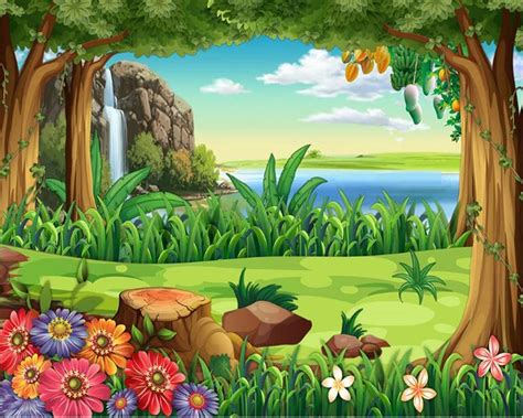 Download 90 Background Animasi Hutan Gratis Terbaik - Download Background