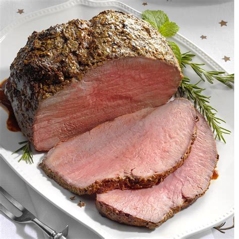 Pepper-Crusted Sirloin Roast Recipe | Taste of Home