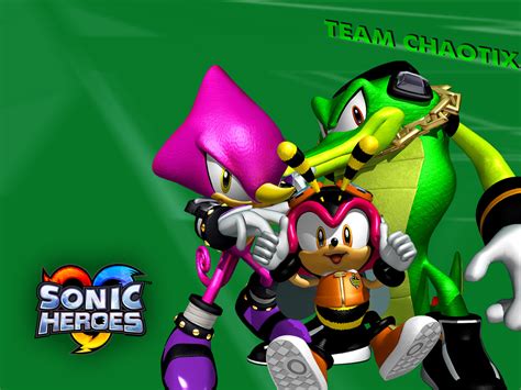 Sonic Heroes - Team Chaotix - Sonic Heroes - Gallery - Sonic SCANF