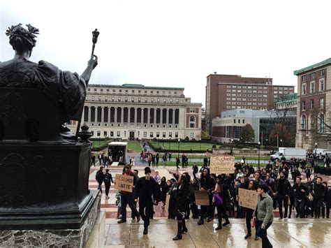 Columbia University Students Protest in Solidarity with Those in ...