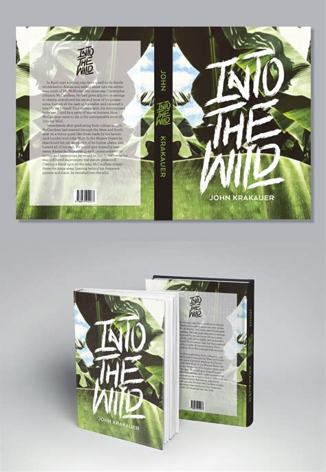 Into The Wild Book Cover on Behance