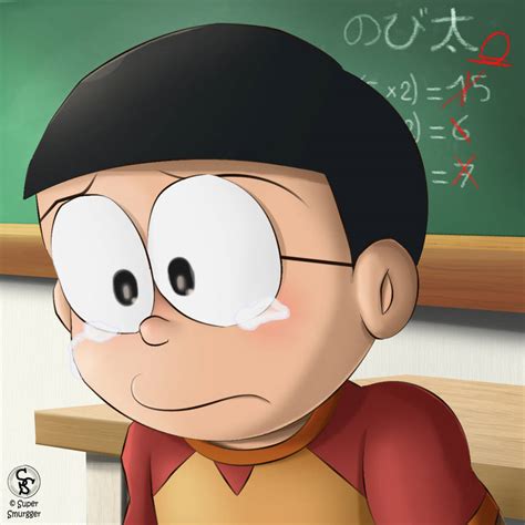 Sad Nobita, Mad Teacher, Glad Classmates by SuperSmurgger on DeviantArt