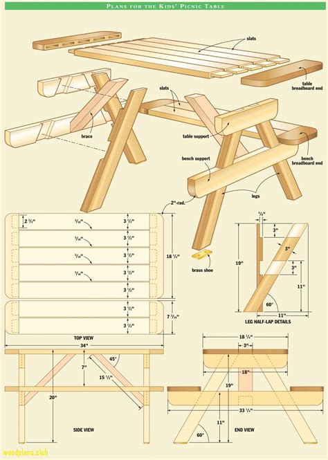 Pin by Stephane Wagner on Meuble à fabriquer soi même | Picnic table woodworking plans ...