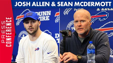 Sean McDermott And Josh Allen On Bills Safety Damar Hamlin's Progress