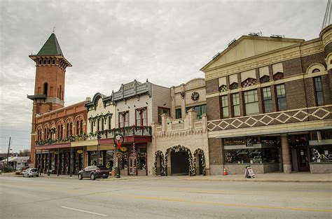 Grapevine Texas Downtown Photograph by Allen Sheffield