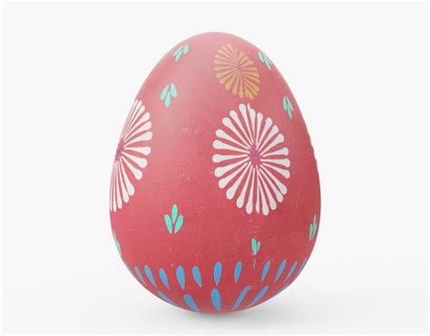 Decorated easter egg 01 3D - TurboSquid 1452919