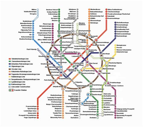 Moscow city metro map | Moscow | Russia | Europe | Mapsland | Maps of ...