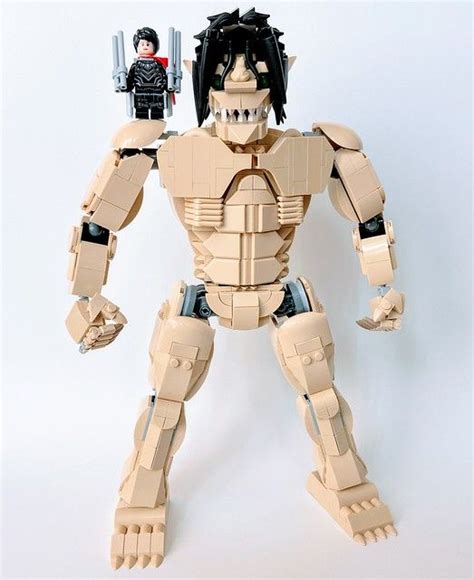 Lego Attack Titan (from Attack on Titan, Shingeki no Kyoji… | Flickr Lego Bionicle, Lego Mecha ...