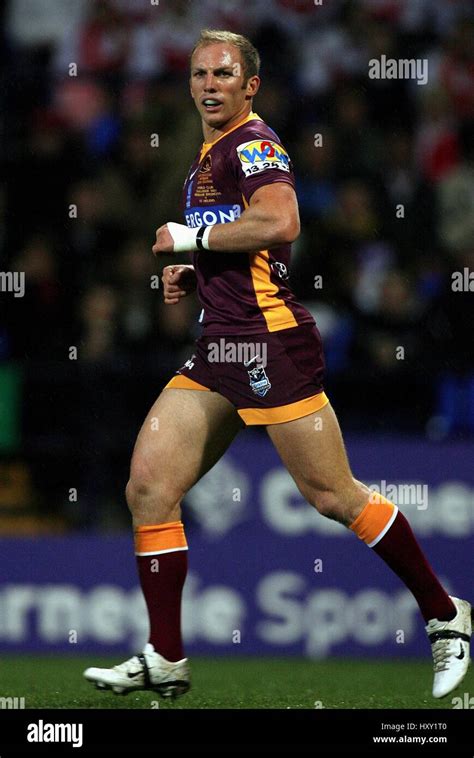 DARREN LOCKYER BRISBANE BRONCOS RLFC REEBOK STADIUM BOLTON ENGLAND 23 February 2007 Stock Photo ...