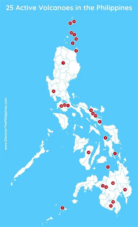 Volcanoes In The Philippines Map