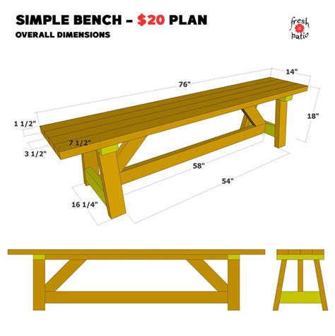 5 DIY Farmhouse Bench Plans - Free Outdoor Designs