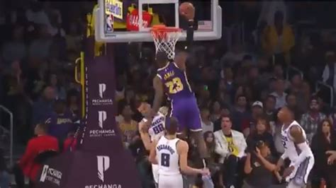 WATCH: LeBron James unleashes dunk of the year favorite on Nemanja ...