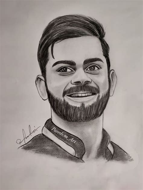 Virat Kohli | Pencil sketch images, Beautiful pencil drawings, Cool pencil drawings