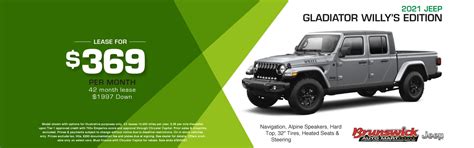 2021 Jeep Specials | Brunswick Auto Mart Inc