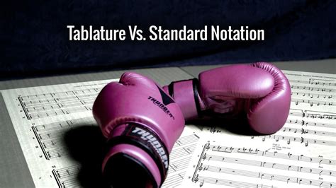 Tab Vs Standard Notation - YouTube