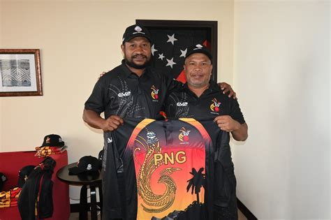 Papua New Guinea's T20 World Cup jersey : r/Cricket