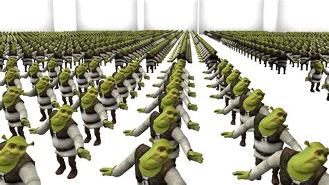 An army of Shrek dancing to shreksophone [HD] - YouTube