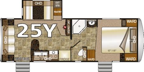 Arctic Fox 25S Floor Plan - floorplans.click