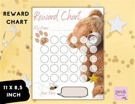 Potty Chart Kids Reward Chart Printable Potty Training Prize - Etsy