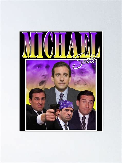 "Michael Scott " Poster for Sale by Christi-Dixon | Redbubble