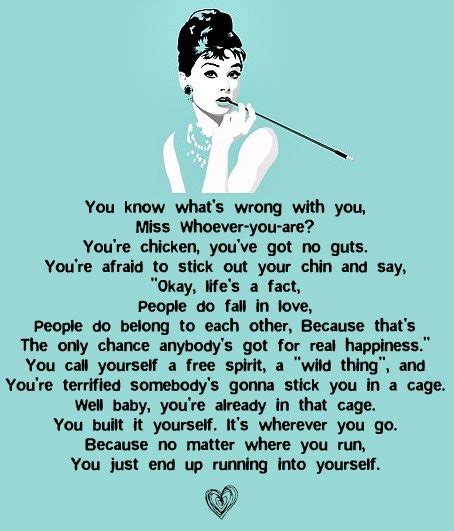 Breakfast At Tiffanys Famous Quotes. QuotesGram