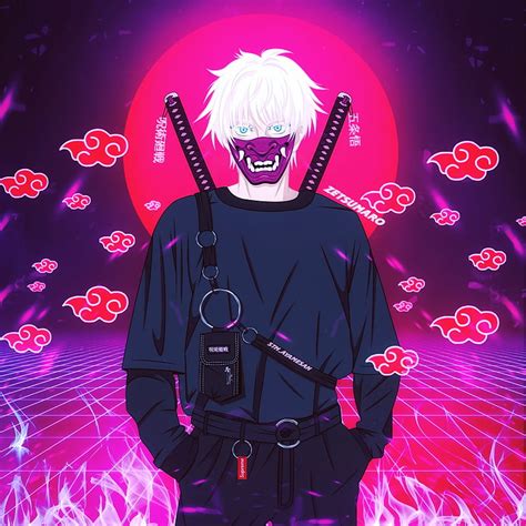 ZETSUMARO, anime, art, edit, gojo, gojo satoru, illustration, jujutsu kaisen, HD phone wallpaper ...