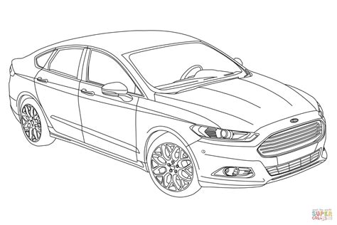 Ford Car Coloring Pages