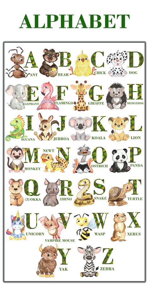 Printable Animal Alphabet Letters =) You Can Find The Other Alphabet Letters Here: