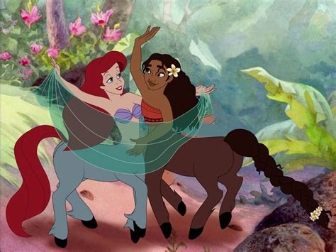 Moana x Ariel - Disney Femslash Photo (40951480) - Fanpop