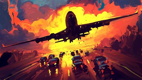 Wallpaper : digital art, aircraft 1920x1080 - Feren - 1401235 - HD Wallpapers - WallHere