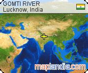 GOMTI RIVER | Lucknow Google Satellite Map