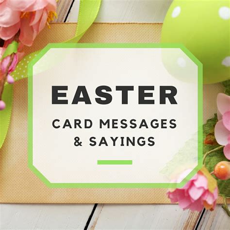 Happy Easter Messages and Sayings