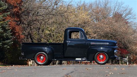 1951, Ford f1, Pickup, Truck, Black Wallpapers HD / Desktop and Mobile Backgrounds