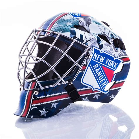 Franklin Sports New York Rangers NHL Hockey Goalie Face Mask - Goalie ...