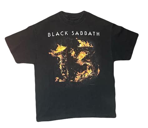 Rare Vintage Y2K Black Sabbath 13 Tour Shirt Size XL - Gem