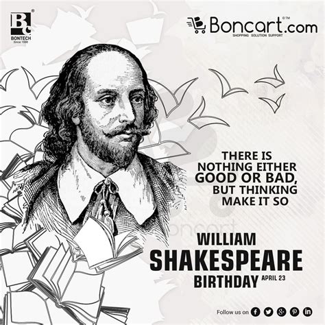 William Shakespeare Birthday April 23 | Shakespeare birthday, William shakespeare, Shakespeare