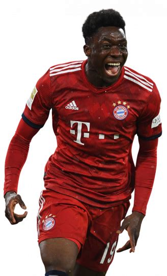 Alphonso Davies Bayern Munich football render - FootyRenders