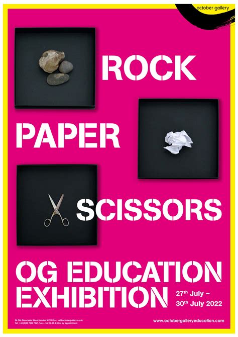 Rock, Paper, Scissors. OG Education Exhibition - Show | GalleriesNow